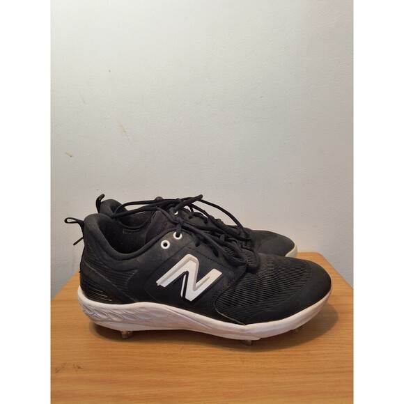 New Balance Metal Baseball Cleats Men\'s 15 Black and White main image 10